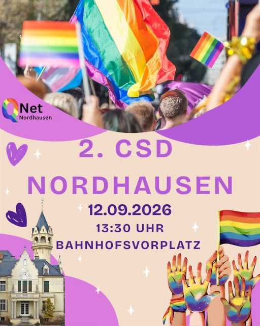 Plakat 2. CSD Nordhausen
